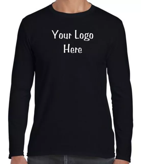 Personalized Custom Silk Screen Printed T-Shirt, Gildan Long sleeve