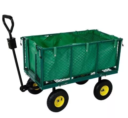 Gartenwagen Transportkarre Baustelle Bollerwagen für Garten Gerätewagen 550 kg