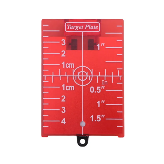 Placa magnética nivel línea roja medidor de nivel placa de piso tablero de objetivo
