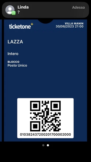 2 Biglietti concerto Lazza  30 giugno Codroipo in Pit