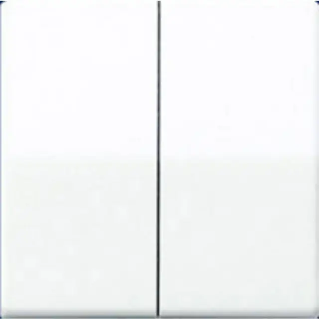 Jung simple Insert Bouton-poussoir blanc-alpin AS591-5WW