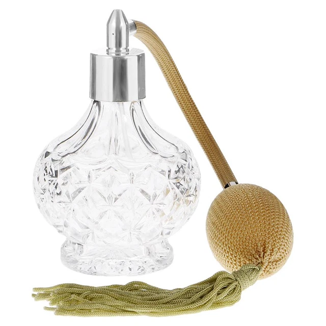 Vintage Style Perfume Spray Bottle Refillable 80ml for Makeup Tool Gift Girl