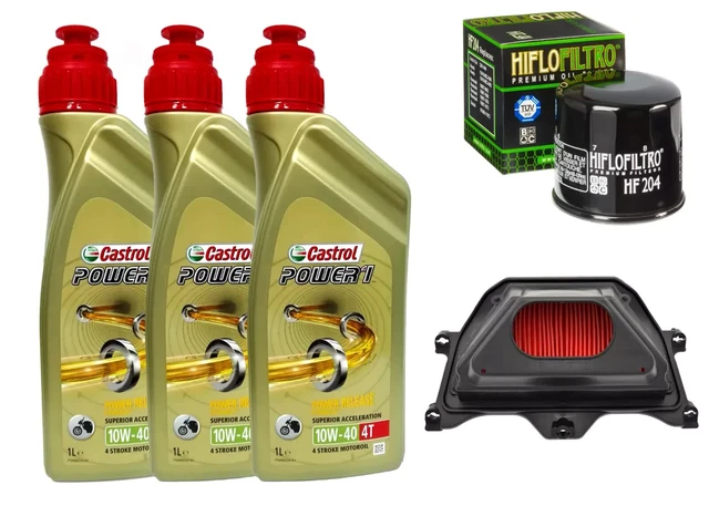Kit Tagliando Bardahl Per Yamaha N-Max 125 (2015-2017): Olio XTM Synt 10W40, Filtro Aria Hiflo E Candela NGK