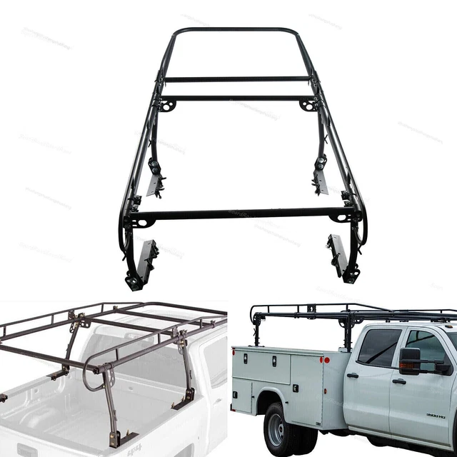 Steel Powder-Coated Bed Truck Ladder Rack Pick Up Lumber Kayak Utility 1000lb