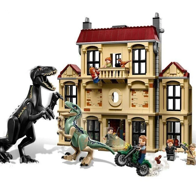 Lego jurassic world casa sales