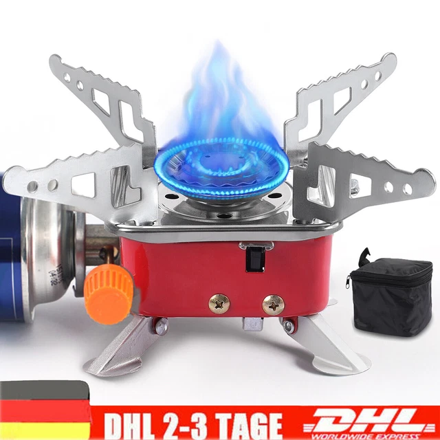 Campingkocher für Camping Gasherd Gaskocher Faltbar Herd 2800W Gasherd Herd