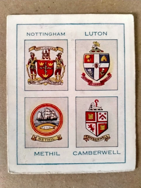 Thomson Football Towns & Their Crests 1931 Nottingham Luton Methil Camberwell