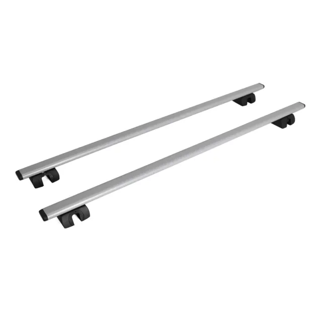 Barres de toit Transversales pour Audi A6 Allroad 2006-2012 Fer Gris