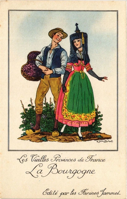 CPA France Folklore The Old Provinces of France Burgundy (770584)
