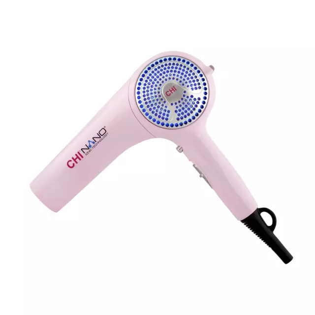 CHI Pink Nano Ionic Hair Dryer with Drying Nozzle LIMITED EDITION Discontinued 3