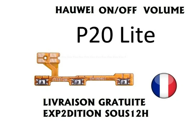 Nappe Interne Bouton Power/Volume Pour Huawei P20 - Pièce De Rechange - Neuf