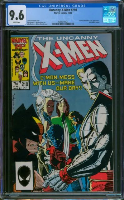 Uncanny X-Men #210 CGC 9.6 NM+ Wp 1st Marauders Appearance (Cameo) Marvel 1986