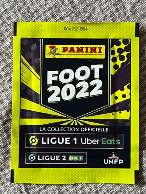 Panini Pochette Packet Foot 2022 French Version 3 Code Recto Verso France Rare