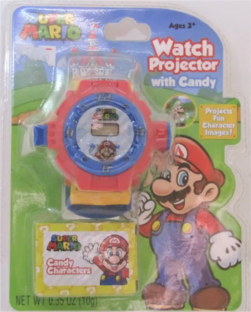 2017, Frankford, Super Mario Brothers, Watch Projector with Candy.  New.