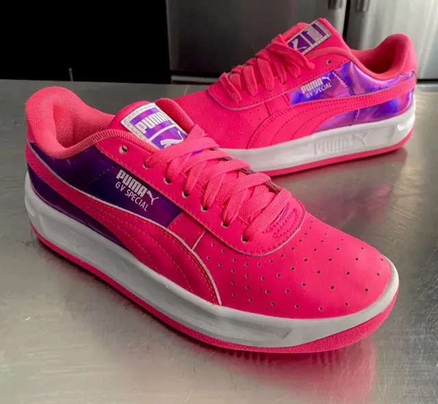 PUMA GV SPECIAL Mirror Metal Casual Pink Purple Big Kids Size 5Y