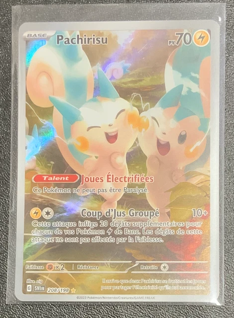 Pâtachiot 213/198 Art Rare (AR) – Écarlate Et Violet 01 – Carte Pokémon Neuve Sous Sleeve & Toploader
