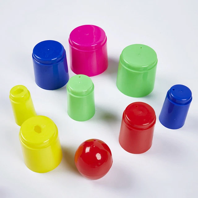 PATIKIL Fiera Lancio-Cerchio Cerchio 8.5cm ID, 12pz Plastica Cerchio Per Esterni Party Favor Gioco Stand, Blu - 2