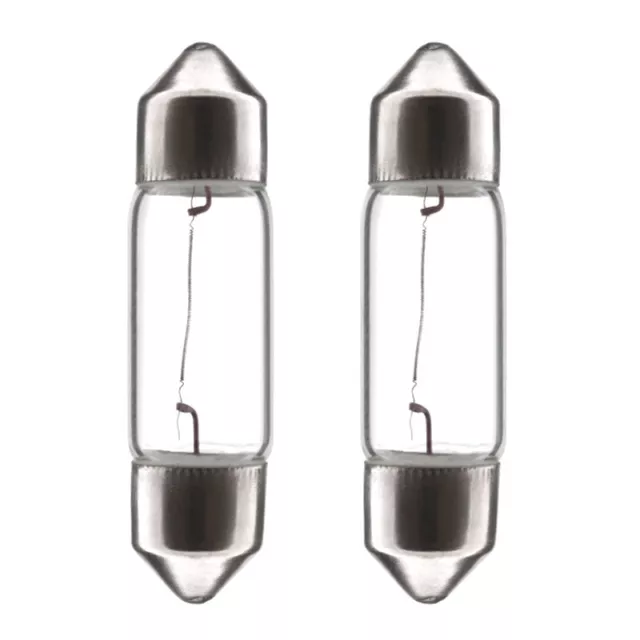 2x AMPOULE NAVETTE 12V 7W 10MM x 36MM VOITURE INTERIEUR CLIGNOTANT FEU ARRIERE