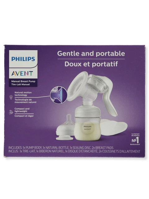 Avent Manual Breast Pump - white, one size