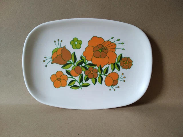 Lot De Plateaux Apéro Mélamine Voluform - Vintage Années 70 - Très Bon état