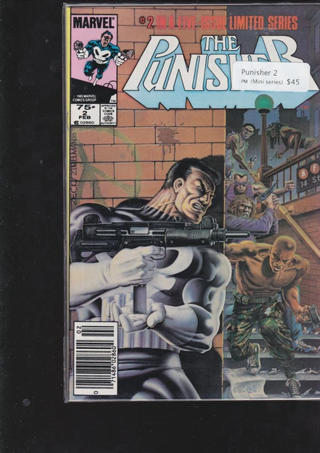 Punisher  The Punisher, Vol. 1 #2A  Circle Of Blood, 2/5: Back To The War