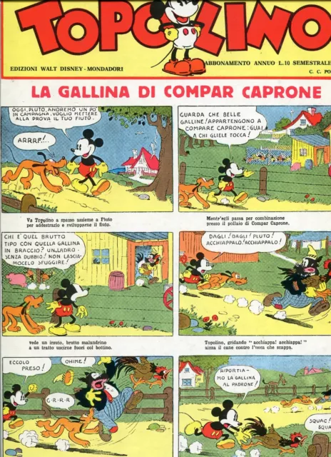 DISNEY, Walt. Topolino 1935. Mondadori 1981