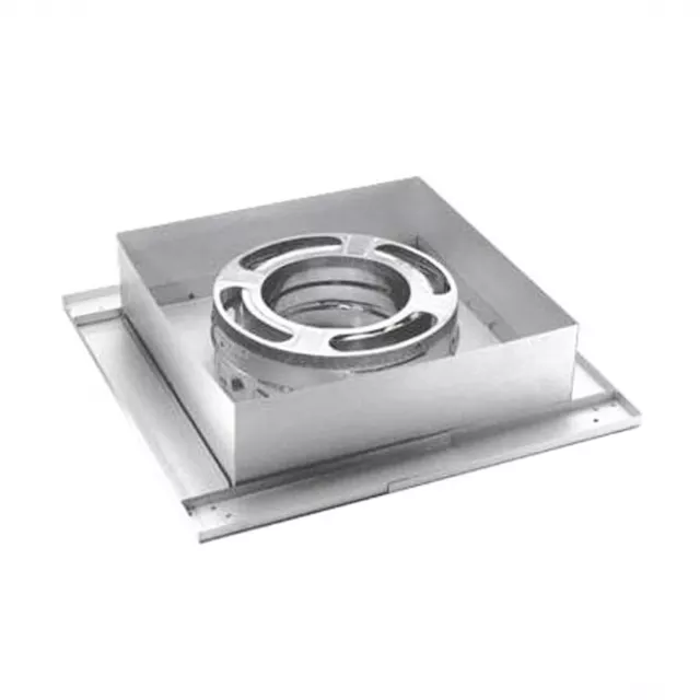 Simpson DuraVent Triple Wall Flat Ceiling Support Box for Wood Stoves (Used)