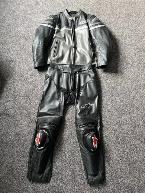 2 piece alpinestars motorcycle leathers Eur 50/52