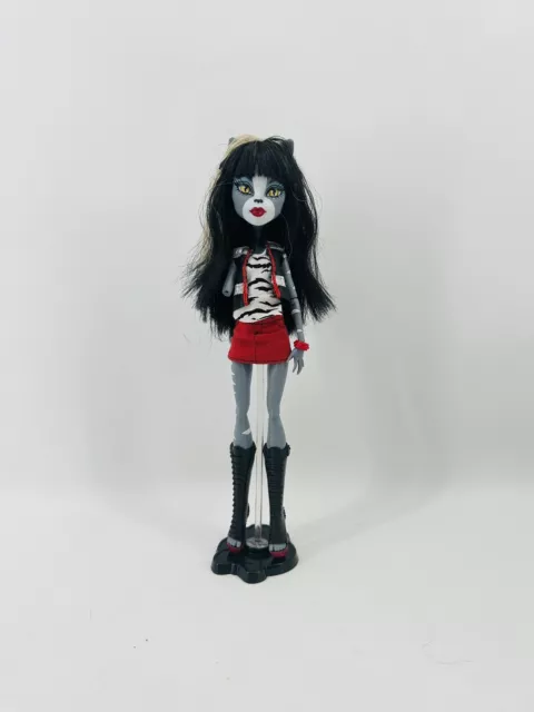 Monster High Doll "Werecat Twin Sister" Purrsephone 1st Wave Incomplete