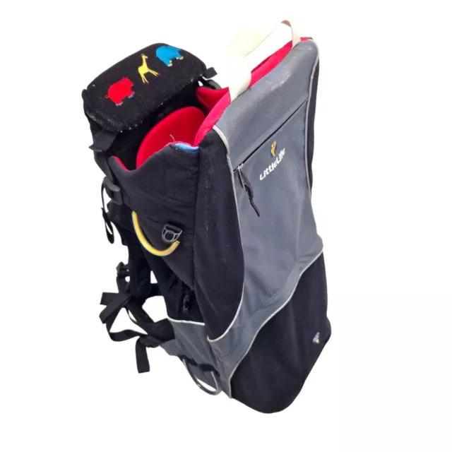 Transportista LittleLife Cross Country para bebé niño pequeño ajuste senderismo con sombrilla