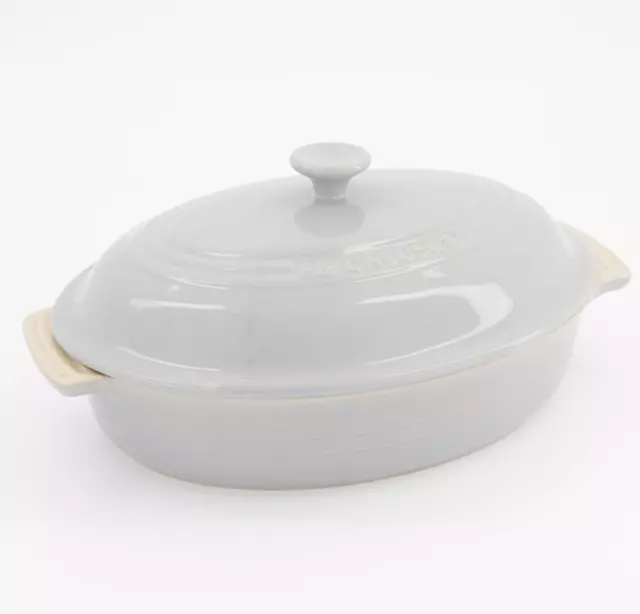 Cazuela LE CREUSET 27x22 cm gris niebla. Totalmente nuevo
