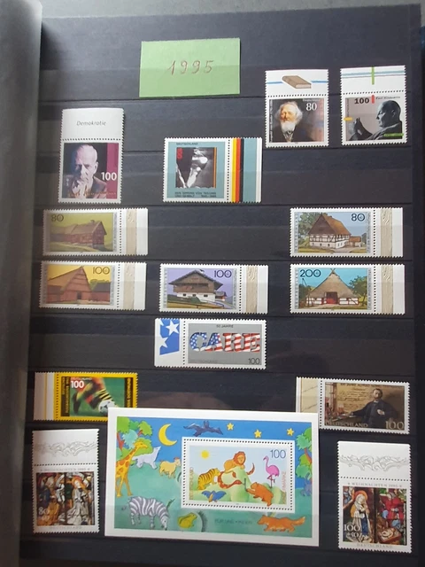 Briefmarkensammlung Bundesrepublik Deutschland, BRD, postfrisch, im Album,