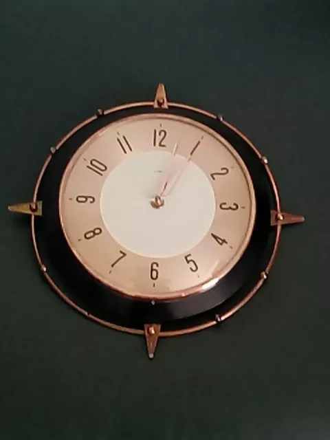 Vintage Matamec Electric Wall Clock  Made in England