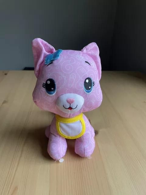 Fisher Price Doodle Kitty Cat Kitten Infant Baby Doll Pink Stuffed Plush Toy 8”