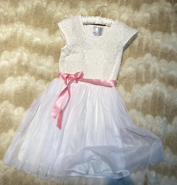 Guess Little Girl 8 Cotton And Lace Dress