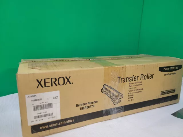 Xerox Transfer Roller 108R00579 for Phaser 7750/7760 NEW IN BOX | OEM GENUINE