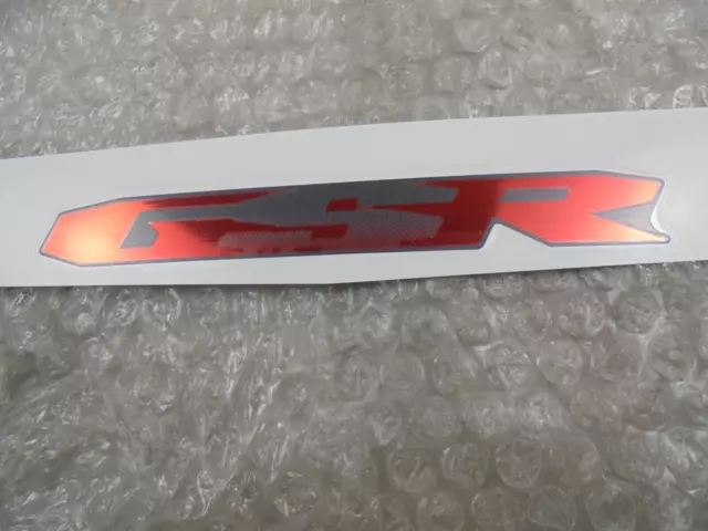 Suzuki GSR600 2006-2010 Red Rear Cowl Emblem Decal Sticker New OEM 6816144G00FRG