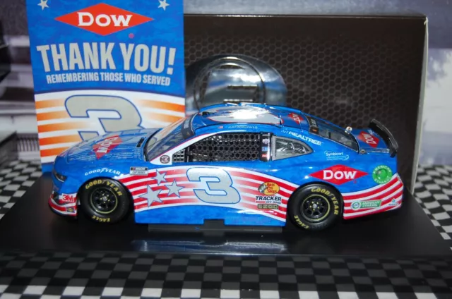 Austin Dillon #3 DOW Veterans Salute Chevy ZL1 2020 1/24 ELITE NASCAR Die-cast