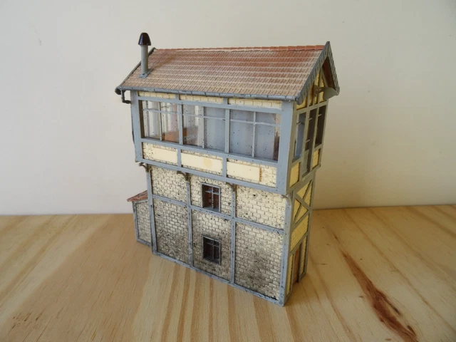 Ancien Poste D’Aiguillage Jouef 1034 – Maquette à Monter – État Neuf (Sous Boîte)