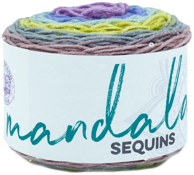 Paquete de 3 Lentejuelas Marca León Mandala Hilo-Ametrina LB555-211