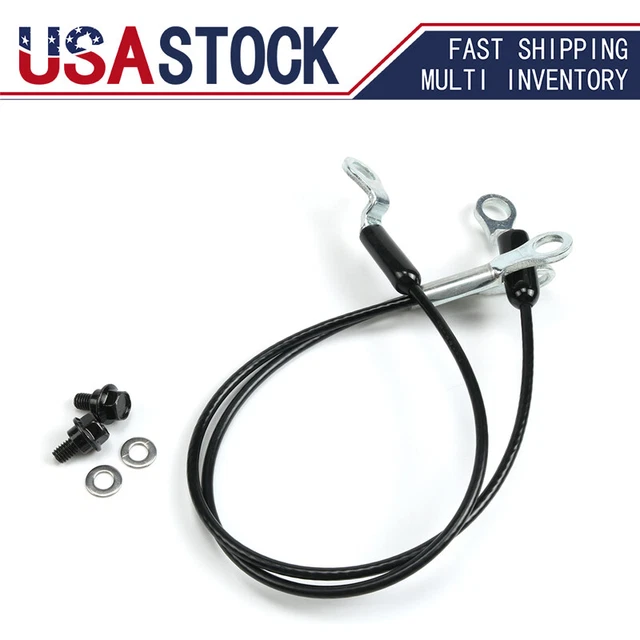 thumbnail image 2 of MOTO1988 Tailgate Holder Cable Kit For Yamaha Rhino YXR 450 / 660 / 700 – Alloy Steel, OEM 5UG-K7195-10-KT, 3-Month Warranty 2 of 5
