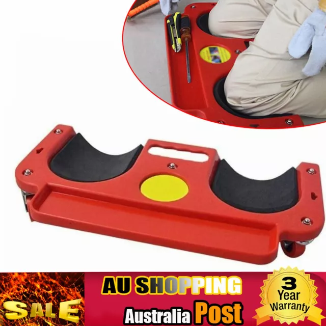 KNEE PAD ROLLING Wheels Padded Knee Creeper for Work Construction Job ...