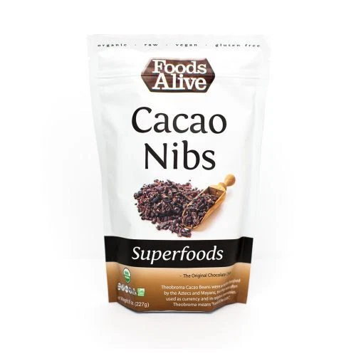 Organic Cacao Nibs 8 Oz by Foods Alive