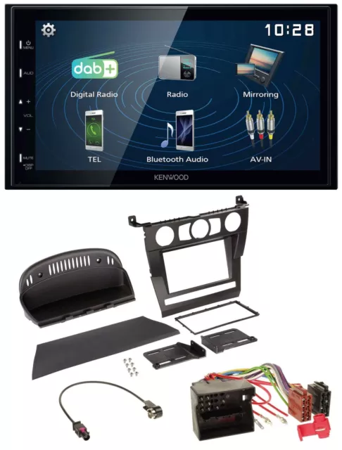Kenwood Bluetooth USB CD MP3 DAB Autoradio für BMW 3er E46 Profiversion  Quadlock