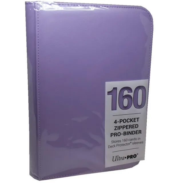 Ultra Pro Vivid 4-Pocket Zippered PRO-Binder - Sammelalbum DIN A5 Purple