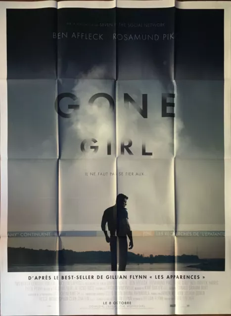 Affiche Cinéma GONE GIRL 120x160cm Poster / David Fincher / Ben Affleck / R Pike