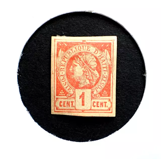 Haiti / Classic Stamp 1881 / 1 Cent N* Mh