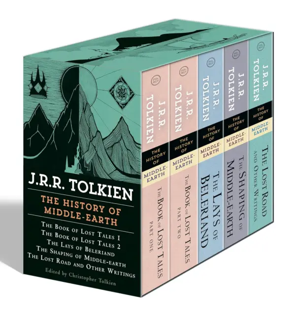 The History of Middle-Earth 5-Book Box Set the Books of Lost Tales J R R Tolkien