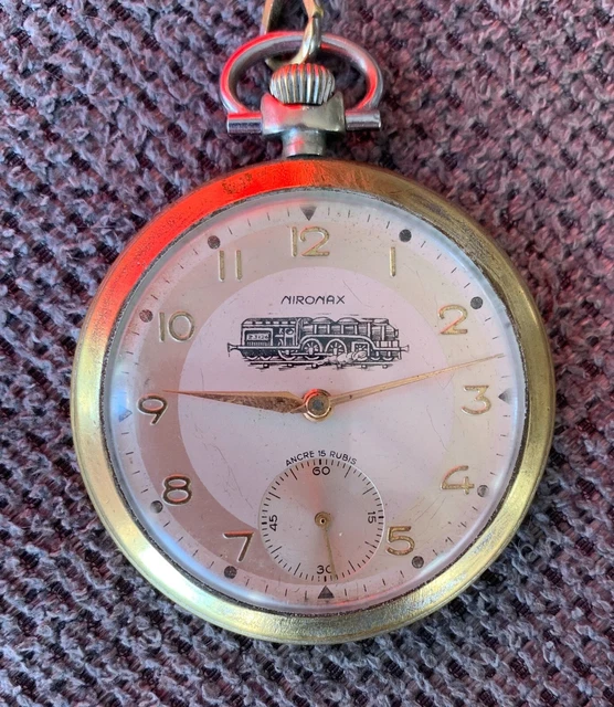 Gousset Régulateur – Montre De Poche Homme à Réparer – Balancier HS