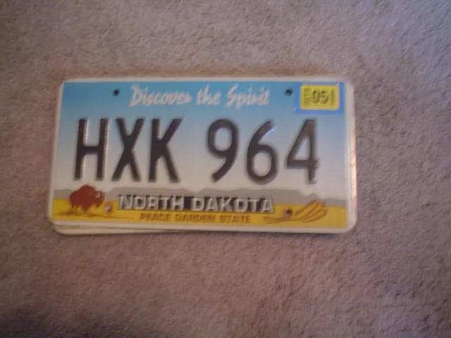 North Dakota Spirit      License Plate Buy All States Here Free Shipping